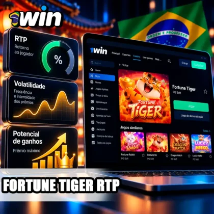 Catálogo do Fortune Tiger com indicadores de RTP, volatilidade e ganho máximo sem números inventados.